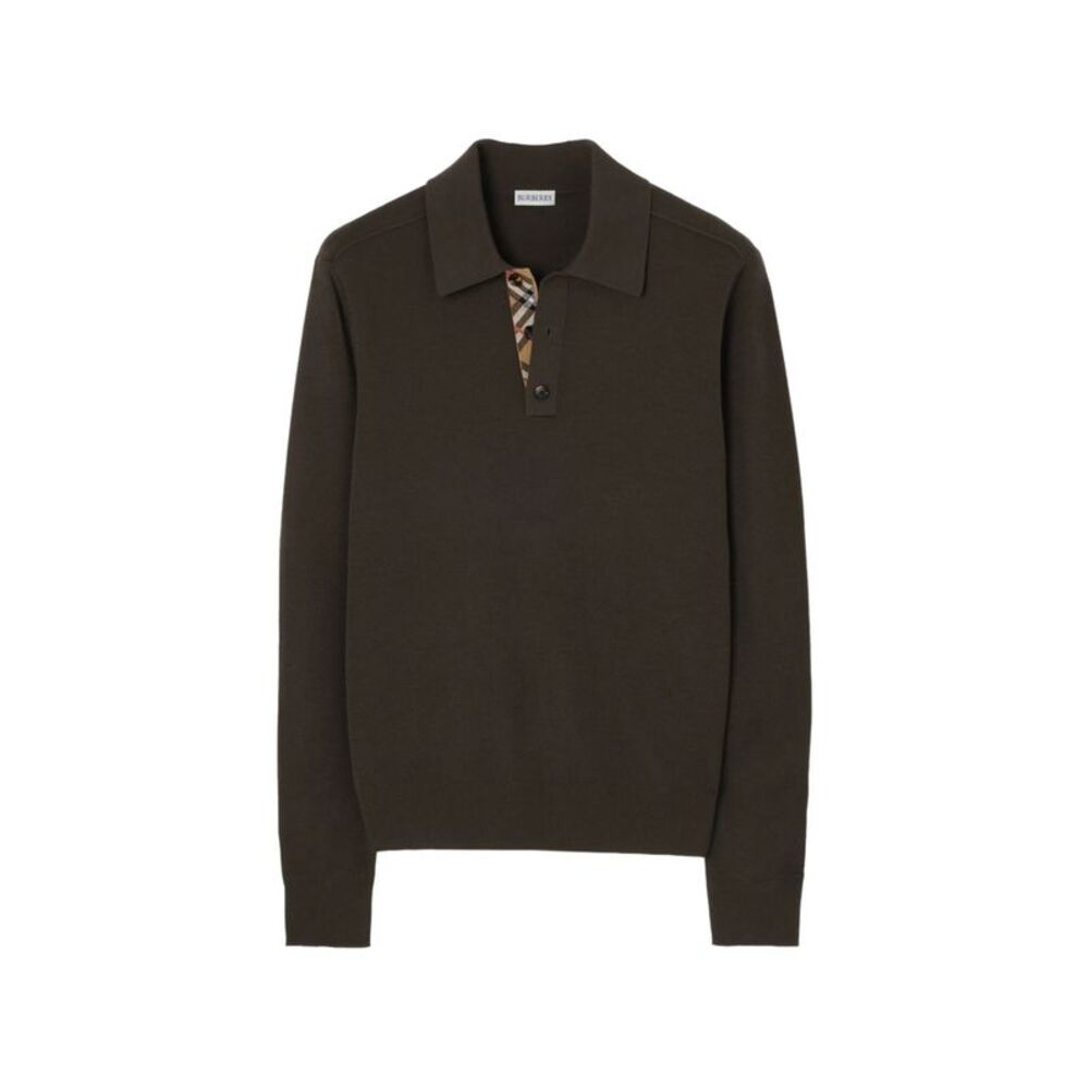 Burberry Brown Polo Shirts Men